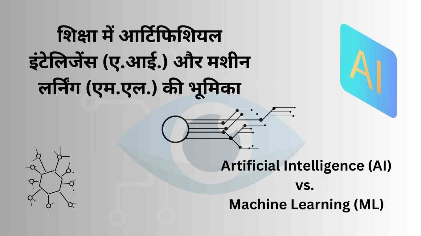 शिक्षा में आर्टिफिशियल इंटेलिजेंस (ए.आई.) और मशीन लर्निंग (एम.एल.) की भूमिका ai or ml ki kya hai